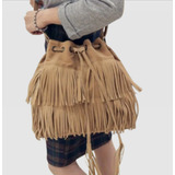 Bolsa Feminina Transversal Franjas
