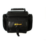Bolsa Fotográfica Para Nikon P/ Câmera, Lente E Acessórios 
