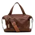Bolsa Grande Feminina Couro Legitimo Alça Removivel Cor Marrom Desenho Do Tecido Fly