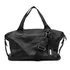 Bolsa Grande Feminina Couro Legitimo Alça Removivel Cor Preto Desenho Do Tecido Fly