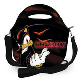Bolsa Lancheira Térmica Escolar Infantil   Sonic Shadow