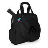 Bolsa Lateral Raqueteira Beach Tennis Preta Alma Genius