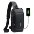 Bolsa Masculina Anti Furto Transversal Ombro Prova Dágua