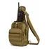 Bolsa Masculina Pochete Tática Bolsa Impermeável Militar Cor Marrom