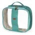 Bolsa Necessaire Grande Organizador Transparente Verde Menta