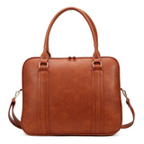 Bolsa Para Notebook Grande Pasta Executiva Maleta Cor Caramelo