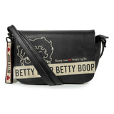 Bolsa Pasta Pequena Betty Boop Bp2280 Feminina Cor Preto