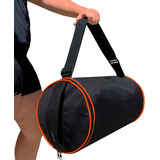 Bolsa Porta Bolas Cor Preto laranja