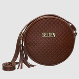 Bolsa Redonda Pequena Matelasse