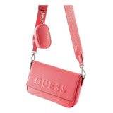 Bolsa Rosa Transversal Guess