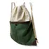 Bolsa Saco Em Lona Original Hanani Detalhes Em Couro Sintéti