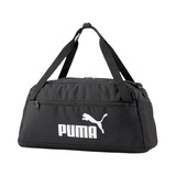 Bolsa Saco Puma Phase Sports Bag Design Liso De Poliéster Preta Com Alça De Ombro Preta Alças De Cor Preto