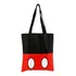 Bolsa Sacola Mickey Disney Licenciado 40x34 Cm Acambamento Dos Ferragens Níquel Cor Preto Cor Da Correia De Ombro Preto