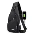 Bolsa Sling Jumo Cyly Masculina De Couro Com Porta Usb À Pro