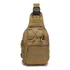 Bolsa Tática Militar Transversal Peito E Ombro Impermeável Cor Cáqui
