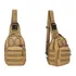 Bolsa Tática Militar Transversal Peito E Ombro Impermeável Cor Tan