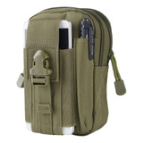 Bolsa Tática Molle Militar Colete Modular Porta Celular Cor Verde