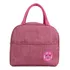 Bolsa Térmica Marmita Lancheira Fitness Academia E Passeios Cor Rosa Escuro