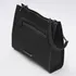 Bolsa Tote Petite Jolie Shape Bolsa Olga Pj10072 Petite Design Listras De J-lastic (pvc Exclusivo Da Petite Jolie)  Preta Com Alça De Ombro Preta Alças De Cor Igual A Bolsa E Ferragens Níquel