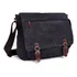 Bolsa Transversal Carteiro Pasta Para Notebook Resistente Cor Preto Desenho Do Tecido Liso
