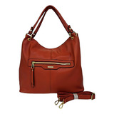 Bolsa Transversal Couro Grande Feminina Elegante Com Alça Acambamento Dos Ferragens Ouro Cor Marrom Correia De Ombro Cor Da Bolsa Desenho Do Tecido Lisa