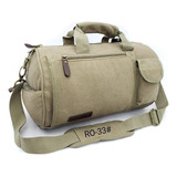 Bolsa Tubular Pequena Lona