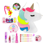 Bolsa Unicornio E Maquiagem