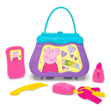 Bolsinha Da Peppa Pig Com Acessórios Brinquedo Menina Elka