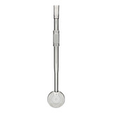 Bomba Chimarrão Bojo 1000 Furos Com Anel E Bocal 24cm Inox