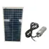 Bomba Dágua Submersível 600l/h + Painel Placa Solar 30w
