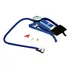 Bomba De Ar De Pé Portátil Brasfort Bomba De Ar Pedal Para Inflar Flutuadores Cor Azul azul 100psi