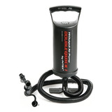 Bomba De Ar Manual Com 3 Bicos Double Quick I- Intex Cor Preto