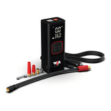 Bomba De Encher Pneu Carro Bike Moto Digital Com Bateria Cor Preto Fase Elétrica Bifásica 12v