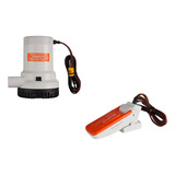 Bomba De Porão 2000 Gph 24v + Automático Seaflo