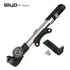 Bomba Manômetro 120psi Giyo Gp 993 Alumínio Bike Com Suporte Cor Titânio