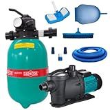 Bomba Para Piscina 1/3 Cv + Filtro Dfr-12 Com Kit Limpeza