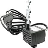 Bomba Submersa Aquário Bombinha Motor Fonte Água Doce Ou Salgada Bivolt Automático