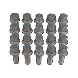 Bomunik 20pcs Roda Lug Parafusos Porcas Para Mercedes Benz 2003-2018 Abce Classe Cla Cls Clk Gla Glk Ml350 Gl350 Gl450 R300l R350l Slc Slk Sl Número De Substituição: 0009904907,000 (, 20 Peças)