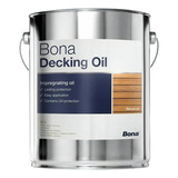 Bona Decking Oil Óleo Tratamento Madeira Externa Deck 10l
