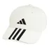 Boné adidas Baseball Três Listras New Logo Branco E Preto
