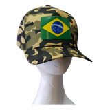 Boné Camuflado Tático Exército Brasileiro Militar Regulagem 