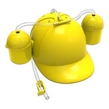 Boné Capacete Com Copos Laterais Para Bebidas