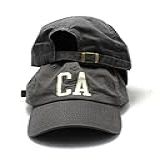 Boné Dad Hat Aba Curva Strapback Liso  Cinza Escuro 