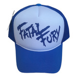 Boné Fatal Fury Azul Pronta Entrega Excelente Qualidade