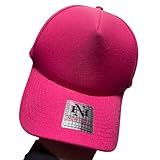 Boné Hat Básico Liso Adulto-unissex Com Aba Curva Ajustável 85% Poliéster Tamanho único Cat Cap (pink)