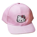 Boné Infantil Hello Kitty Infantil Verão Ajustável Sol Praia