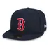 Boné New Era 59fifty Aba Reta Boston Red Sox Mlb Marinho