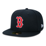 Boné New Era 59fifty Aba Reta Mlb Boston Red Sox