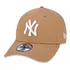 Boné New Era Aba Curva Snapback Mlb Ny Yankees Ciolors Bege