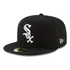 Boné New Era Aba Reta 5950 Chicago Sox Game Preto Fechado